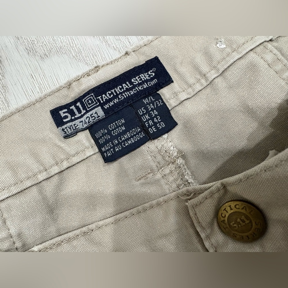 5.11 Tactical Cargo Pants with Ripstop military law enforcement style size 34/32 - Picture 5 of 7